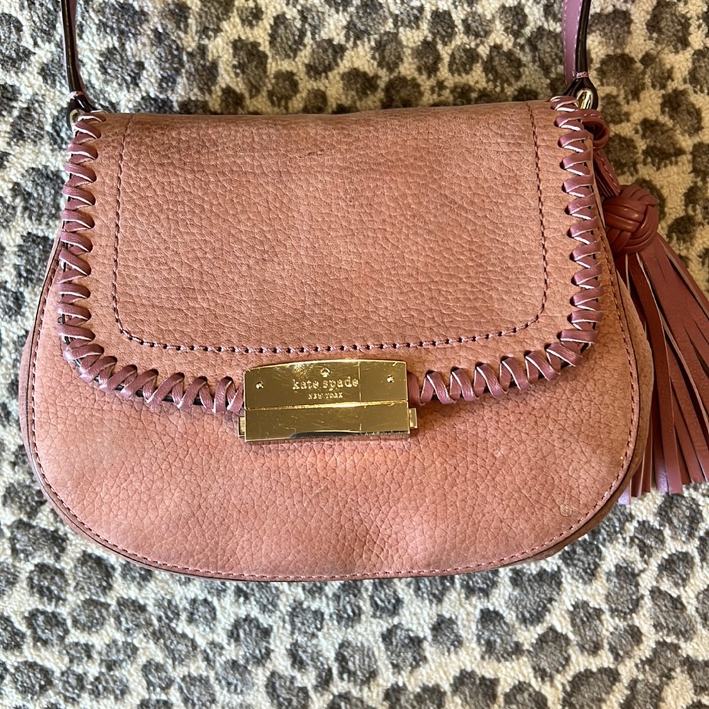 Kate spade suede crossbody bag